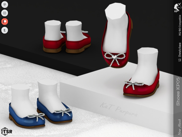 Mix Shoes KP05 Toddler by KaTPurpura - The Sims 4 custom content