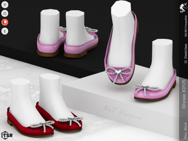 Mix Shoes KP05 Child by KaTPurpura - The Sims 4 custom content