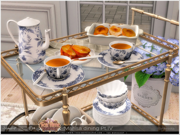 Alpha Marisa dining Pt.IV by Severinka_ - The Sims 4 custom content