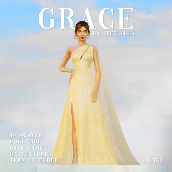 Maxis Match Grace by simsfinds - The Sims 4 custom content