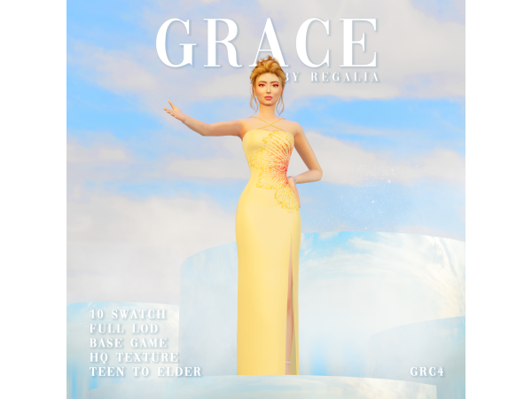 Maxis Match Grace by Regalia - The Sims 4 custom content