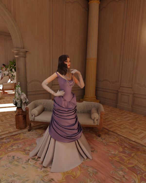 Alpha Loloche Fall Winter Haute Couture Pt 1 by simsfinds - The Sims 4 custom content