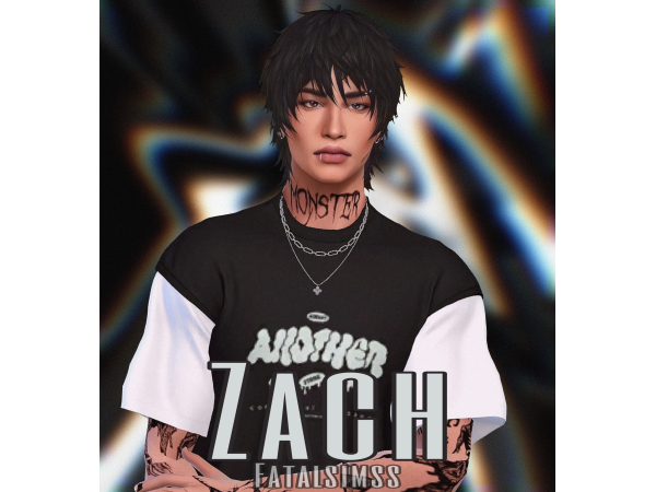 Maxis Match Zach by Fatalsimss - The Sims 4 custom content