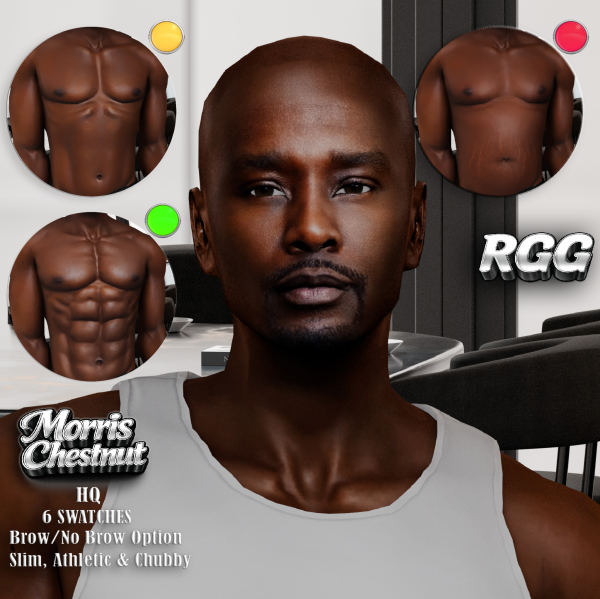 Alpha RGG MORRIS CHESTNUT SKIN + TRAY FILE by simsfinds - The Sims 4 custom content
