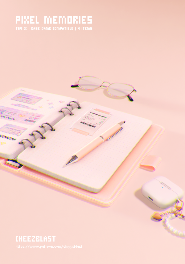 Mix Pixel Memories CheezBlast by cheezblast - The Sims 4 custom content