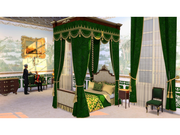 Alpha ROYAL BEDROOM PART 1 - The Sims 4 custom content