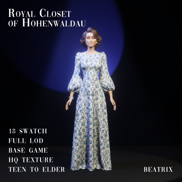 Mix ROYAL CLOSET OF HOHENWALDAU by simsfinds - The Sims 4 custom content