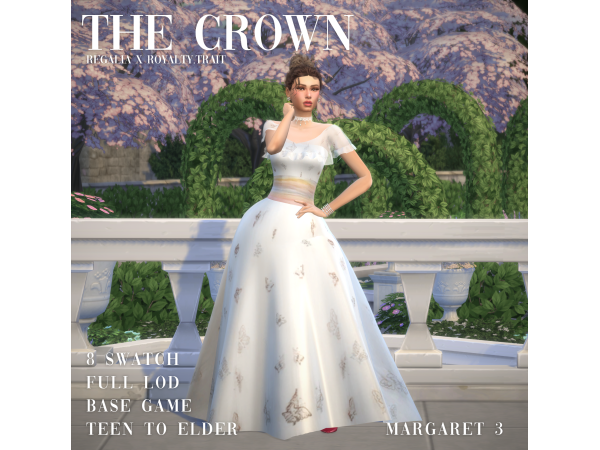 Maxis Match THE CROWN SET RegaliaXRoyalty.Trait - The Sims 4 custom content