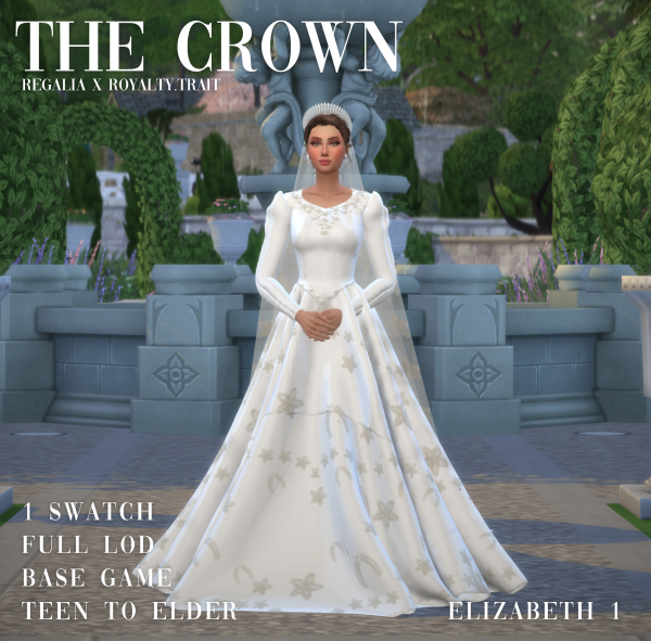 Maxis Match THE CROWN SET RegaliaXRoyalty.Trait by simsfinds - The Sims 4 custom content