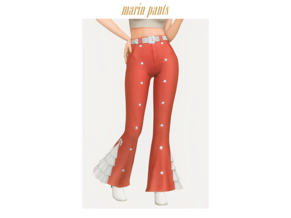 Maxis Match elegance pants by clumsyalien - The Sims 4 custom content