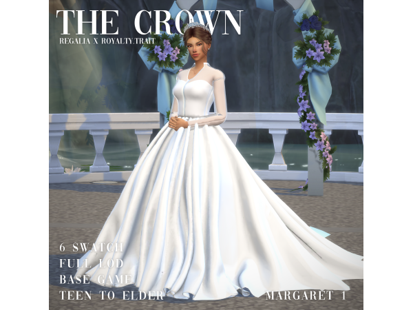 Maxis Match THE CROWN SET RegaliaXRoyalty.Trait - The Sims 4 custom content