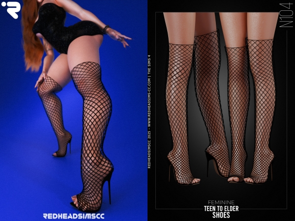 Alpha AF SHOES N104 - The Sims 4 custom content