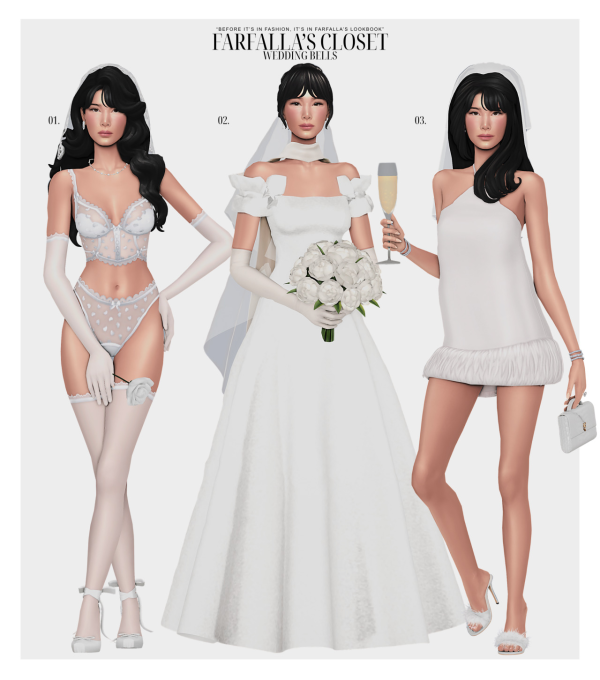 Mix “WEDDING BELLS🕊️” ™ by simsfinds - The Sims 4 custom content