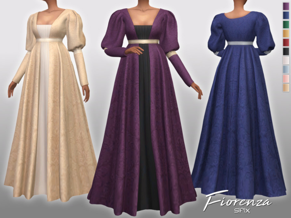 Mix Fiorenza Dress by Sifix2 - The Sims 4 custom content