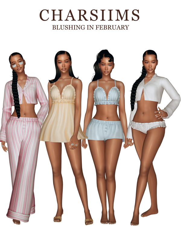 Mix Blushing in February by simsfinds - The Sims 4 custom content