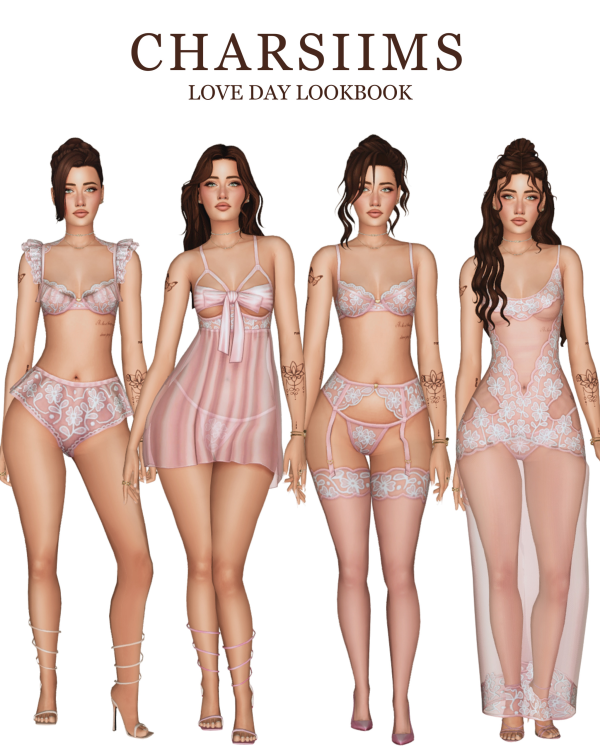 Maxis Match Valentines Day Lookbook ♡ by simsfinds - The Sims 4 custom content