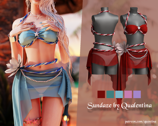 Alpha Sundaze by simsfinds - The Sims 4 custom content