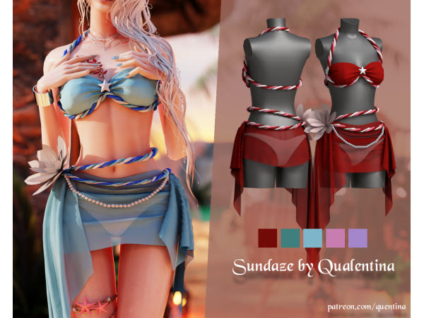 Alpha Sundaze by quentina - The Sims 4 custom content