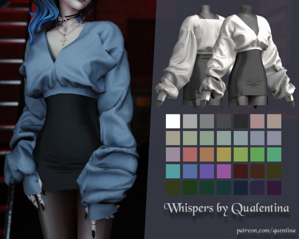 Alpha Whispers by simsfinds - The Sims 4 custom content