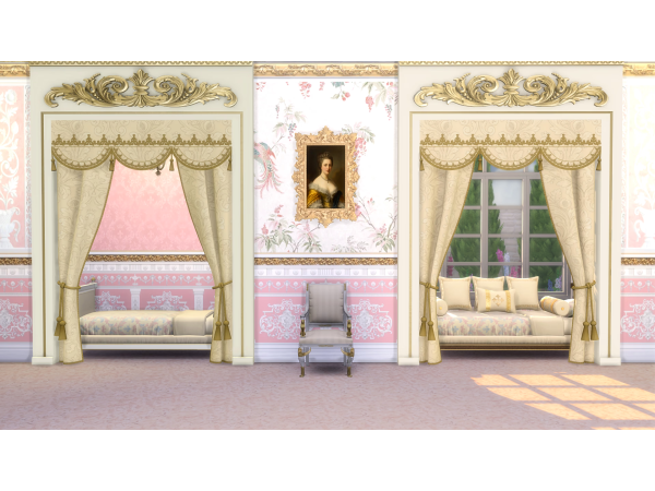 Mix ROYAL ALCOVE - The Sims 4 custom content