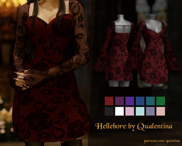 Alpha Hellebore by simsfinds - The Sims 4 custom content