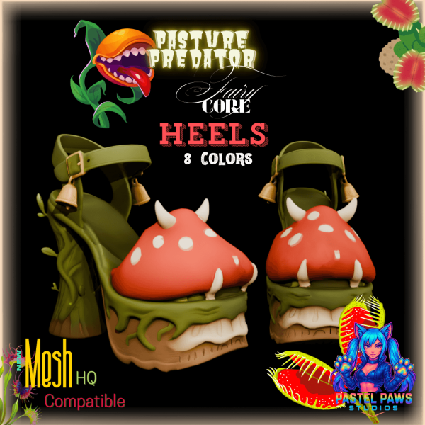 Alpha Pasture Predator Heels by simsfinds - The Sims 4 custom content