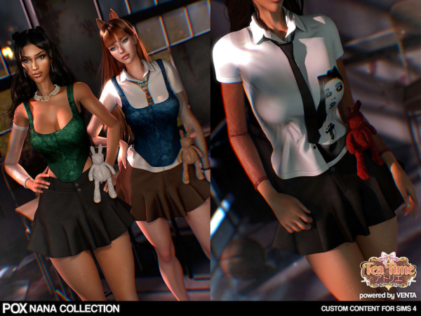 Alpha POX Nana Collection by VentaStudio - The Sims 4 custom content