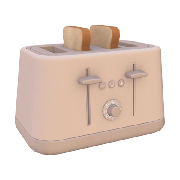 Maxis Match Comiko Kitchen Time Toaster by comiko - The Sims 4 custom content