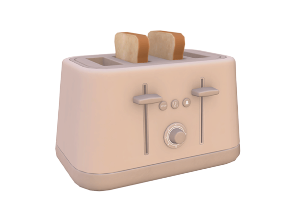 Maxis Match Comiko Kitchen Time Toaster - The Sims 4 custom content