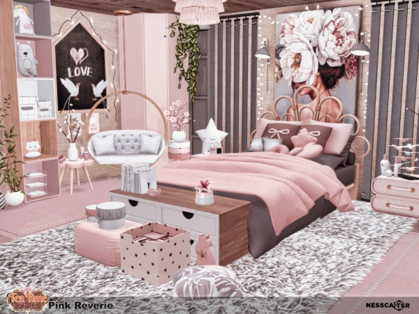 Mix Pink Reverie - The Sims 4 custom content