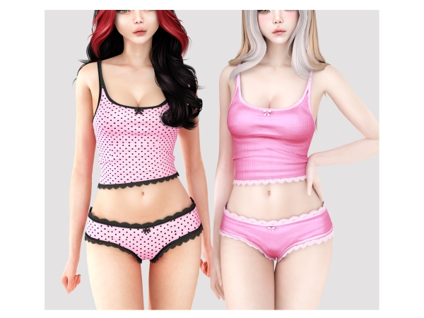 Mix Serina Cute Set ᧔ෆ᧓ - The Sims 4 custom content