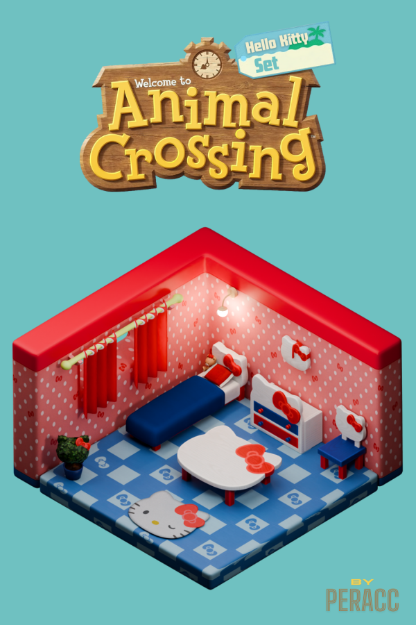 Maxis Match Hello Kitty set by peracc - The Sims 4 custom content