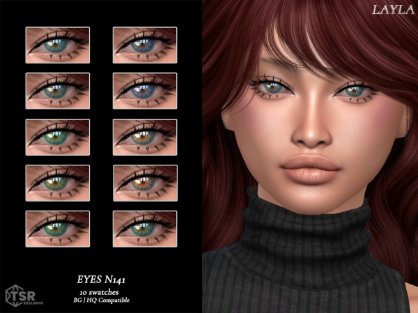 Alpha tsr Realistic Eyes N141 - The Sims 4 custom content