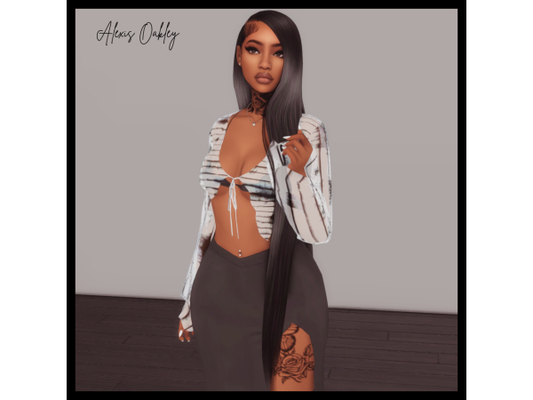 Alpha Alexis Oakley Sim Download by RarestGemz - The Sims 4 custom content