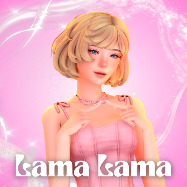 Maxis Match Hair Neva by simsfinds - The Sims 4 custom content