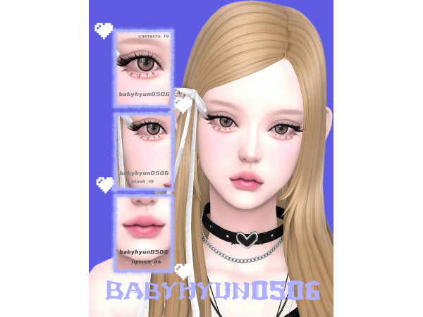 Maxis Match babyhyun0506】妆容包make up set - The Sims 4 custom content