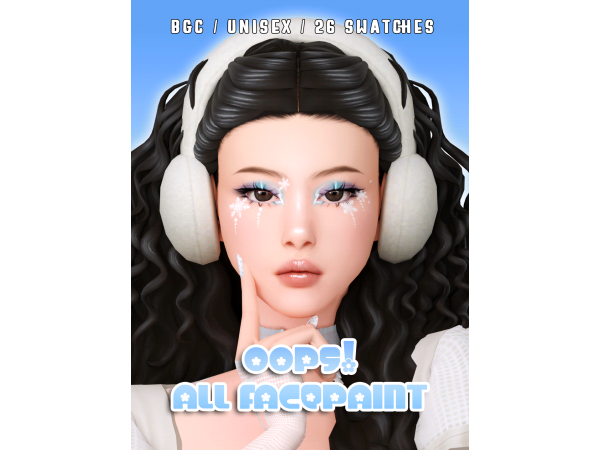 Maxis Match Oops! All Facepaint 03 by wotunciba - The Sims 4 custom content