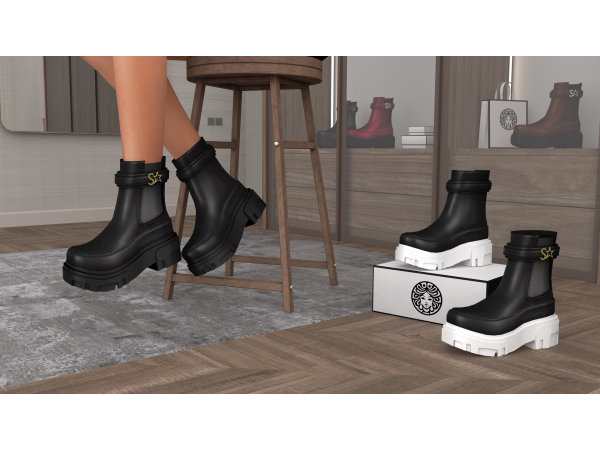 Alpha JOELLA BOOTS by ShakeProductions - The Sims 4 custom content