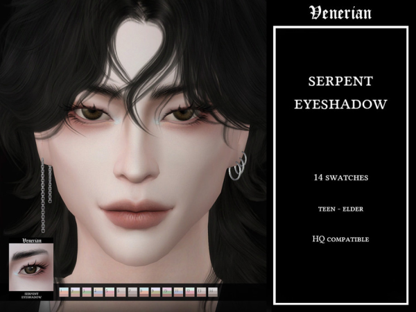 Mix Serpent Eyeshadow by Venerian - The Sims 4 custom content