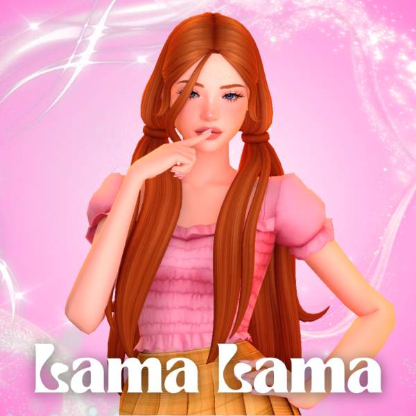 Maxis Match Hair Lexine by simsfinds - The Sims 4 custom content