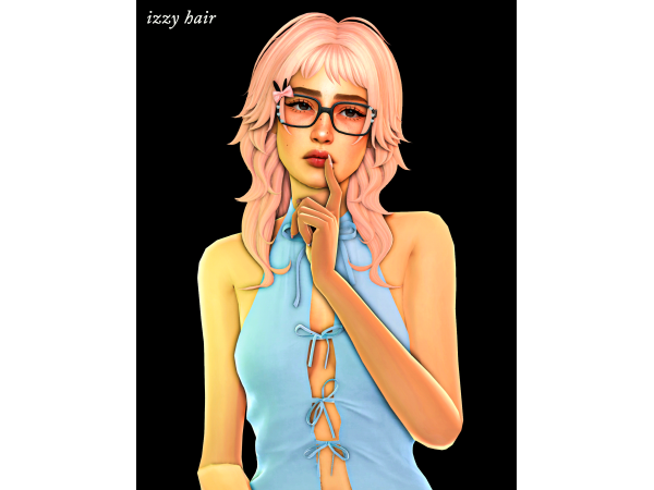 Maxis Match izzy hair by sooicidoll - The Sims 4 custom content