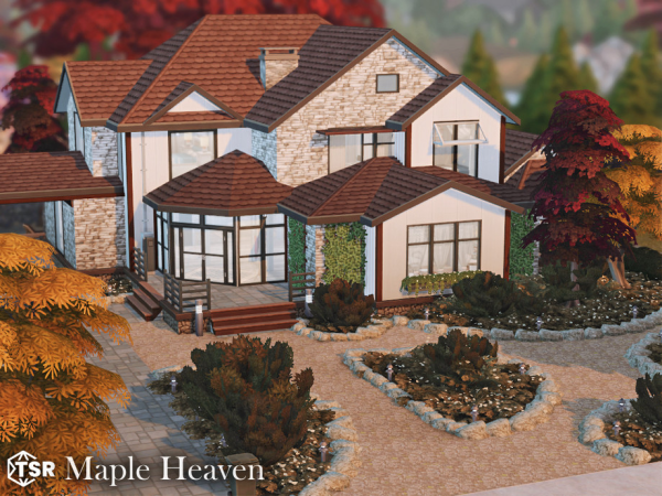 Maxis Match Maple Heaven l noCC - The Sims 4 custom content