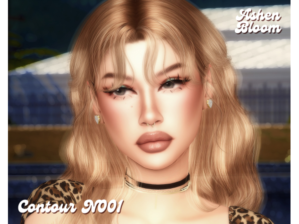 Alpha Contour N001 AshenBloom by AshenBloom - The Sims 4 custom content