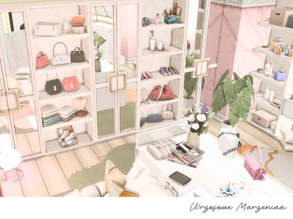 Maxis Match Glam Dressing Room - The Sims 4 custom content