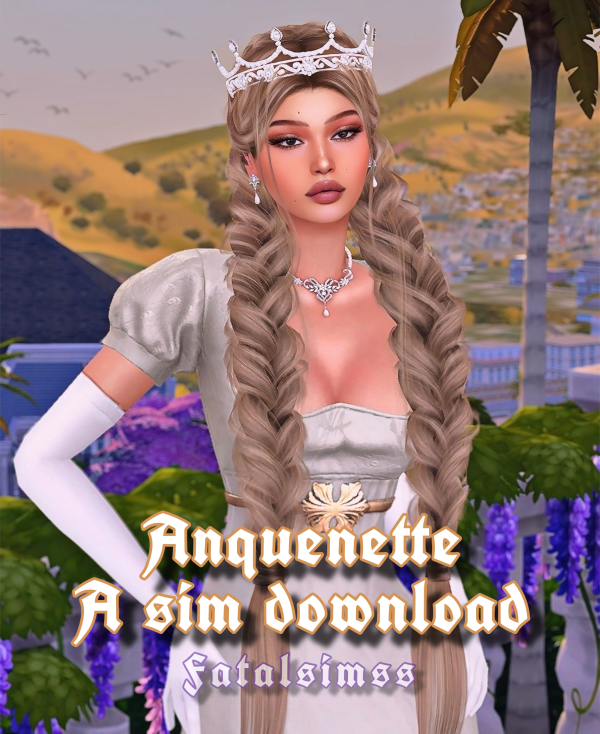 Alpha Poll Results Queen Anquenette by simsfinds - The Sims 4 custom content