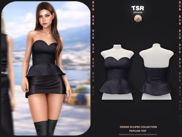 Alpha SET Denim Eclipse Collection BD1657 - The Sims 4 custom content