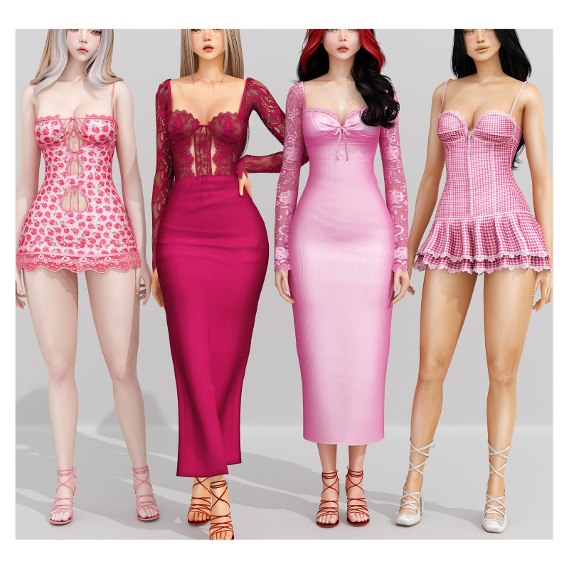 Mix Heartbreaker Mini Set 💘 by babyetears - The Sims 4 custom content