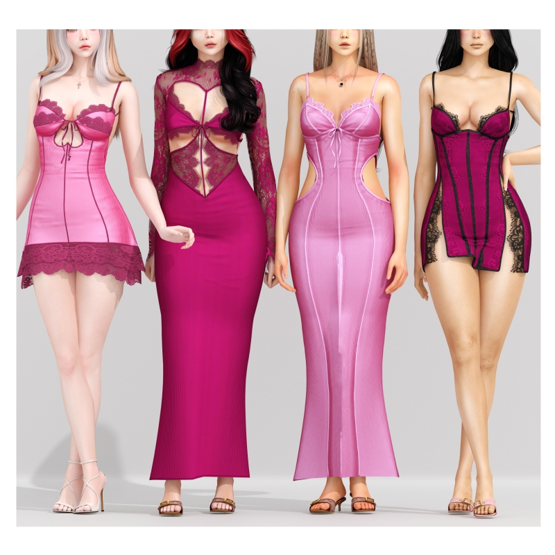 Mix Hot summer Collection 🍨 by babyetears - The Sims 4 custom content