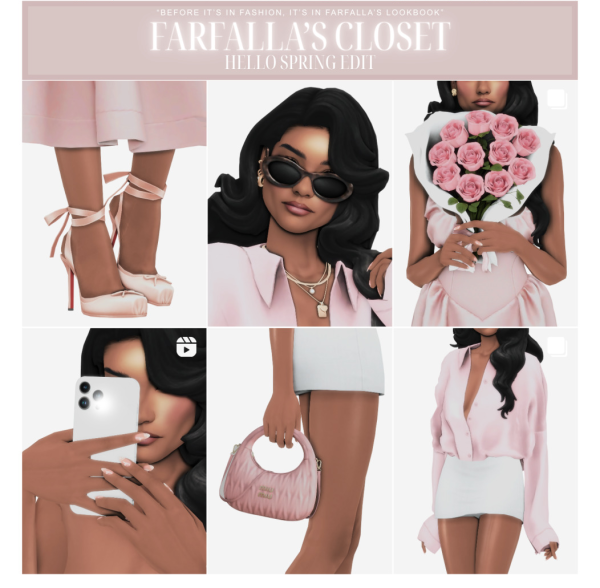 Mix “HELLO SPRING EDIT🌷” ™ by simsfinds - The Sims 4 custom content