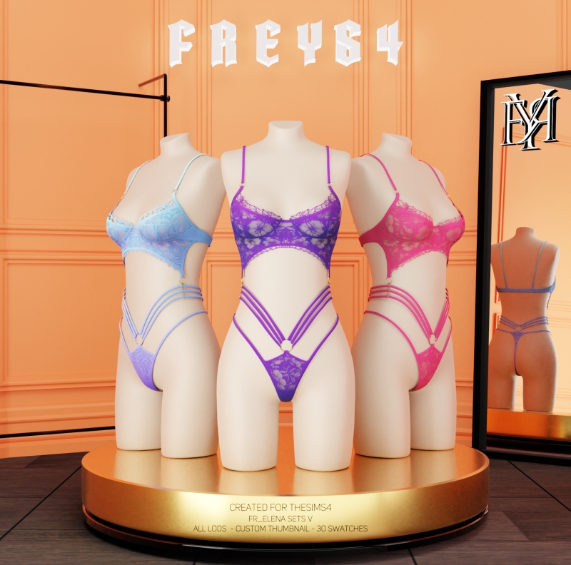 Alpha FR_Elena Sets V by freys4 - The Sims 4 custom content